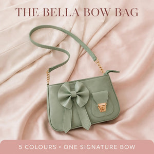 Bella bow mini shoulder bag for women – handbag price in Pakistan