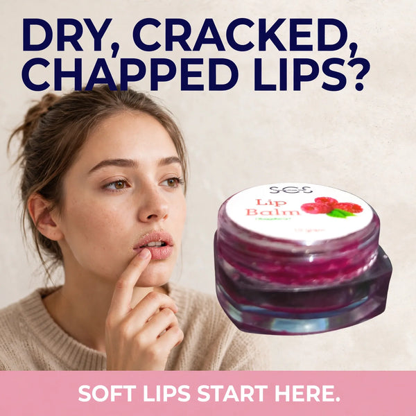 Lip balm for dry, cracked and chapped lips