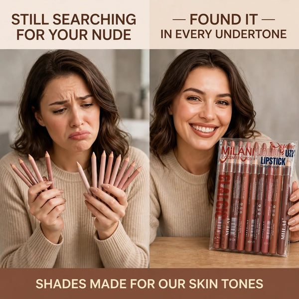 MILAI nude lip liner before and after – searching for the right nude to finding every undertone