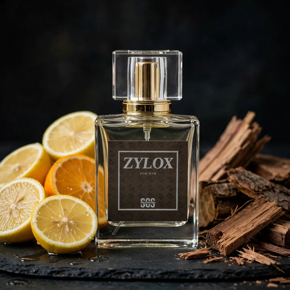 Fresh citrus over warm wood