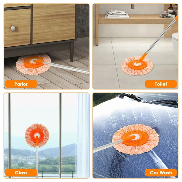360° Rotating Round Microfiber Mop