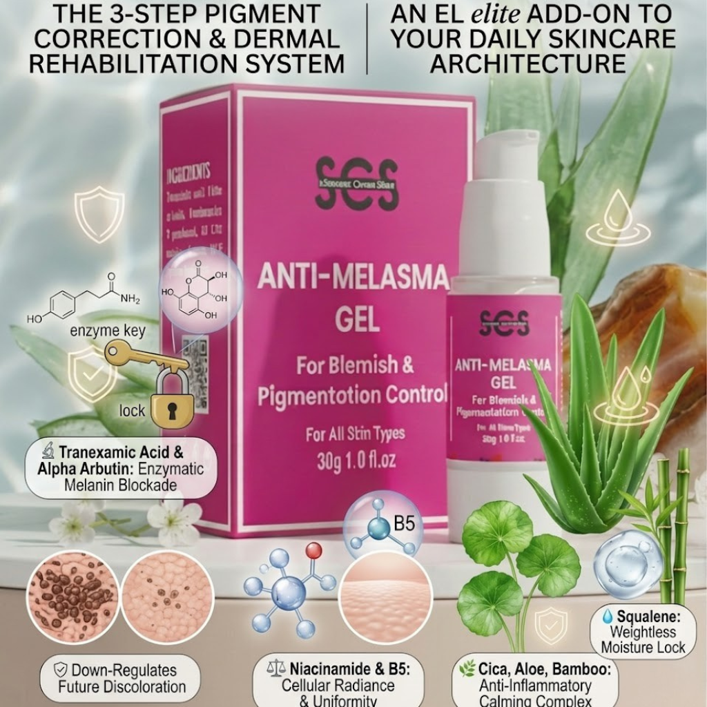 SCS Anti-Melasma Gel – Advanced Tranexamic Acid & Alpha Arbutin Hyperpigmentation Treatment for Dark Spots and Blemish Control