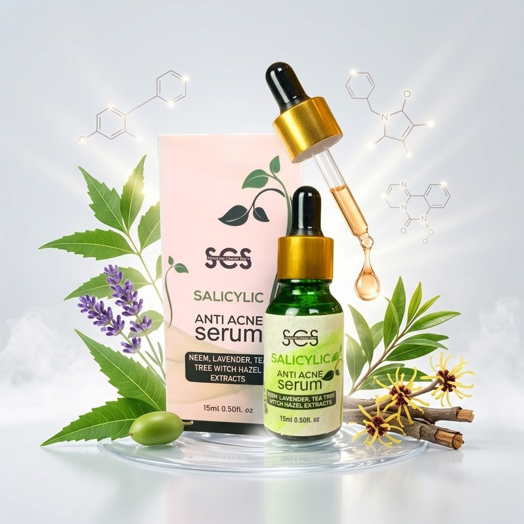 SCS Clarifying Anti-Acne Serum – Advanced Salicylic Acid & Zinc Complex for Breakouts, Clogged Pores, and Dark Spot Prevention | TRYNDZI