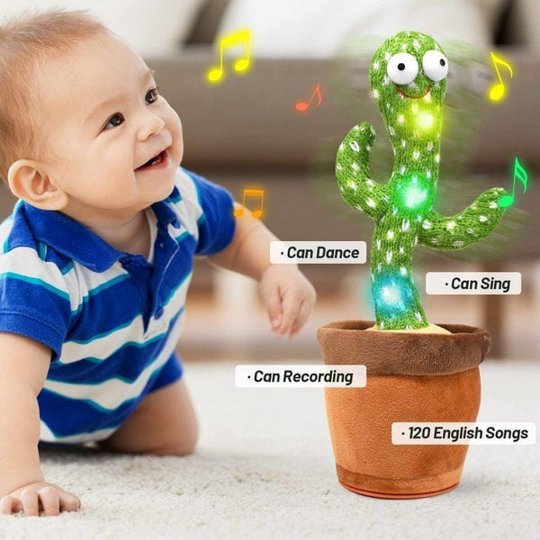 Talking Dancing Cactus Plush Toy