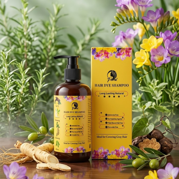 Floral Natural Hair Dye Shampoo