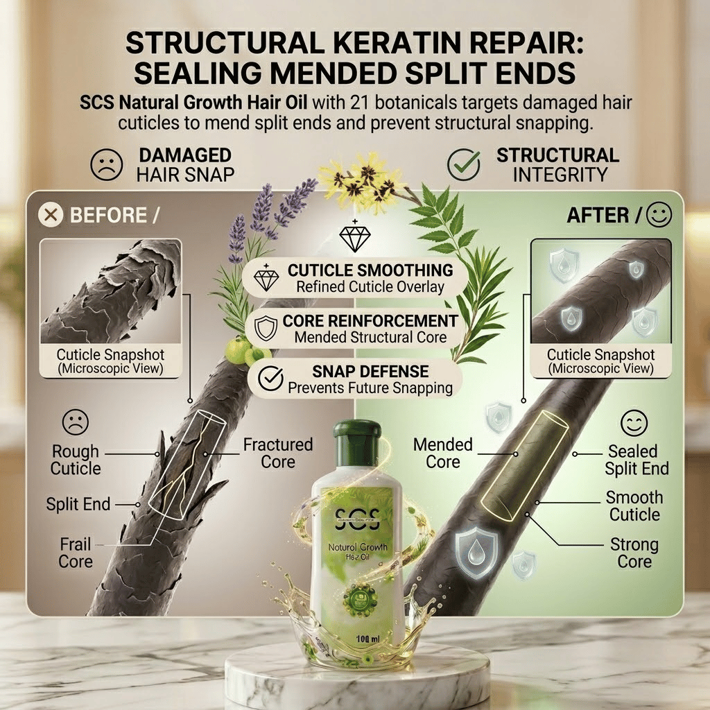 SCS Premium Natural Growth Hair Oil 