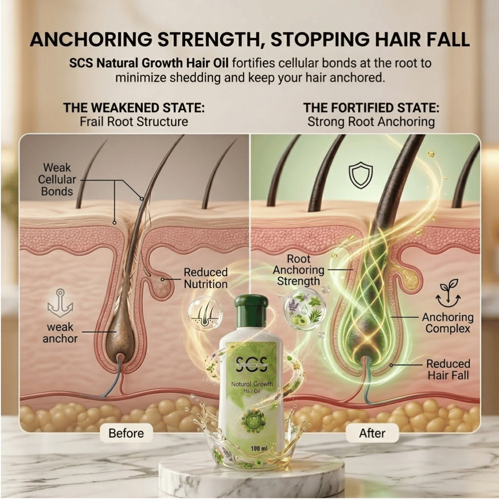 SCS Premium Natural Growth Hair Oil 