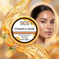 SCS Radiant Vitamin C Gel Skin Mask – Advanced Antioxidant Treatment for Dark Spots, Hyperpigmentation, and Dullness Control | TRYNDZI