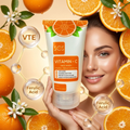 SCS Radiant Vitamin C Face Wash – Brightening Daily Cleanser with Antioxidants for Dark Spots, Even Skin Tone, and Oily Skin Control | TRYNDZI