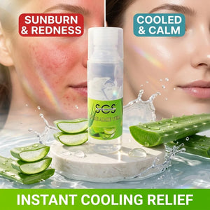 Aloe vera gel for sunburn and redness – instant cooling relief