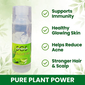 Aloe vera juice benefits for skin, hair and immunity