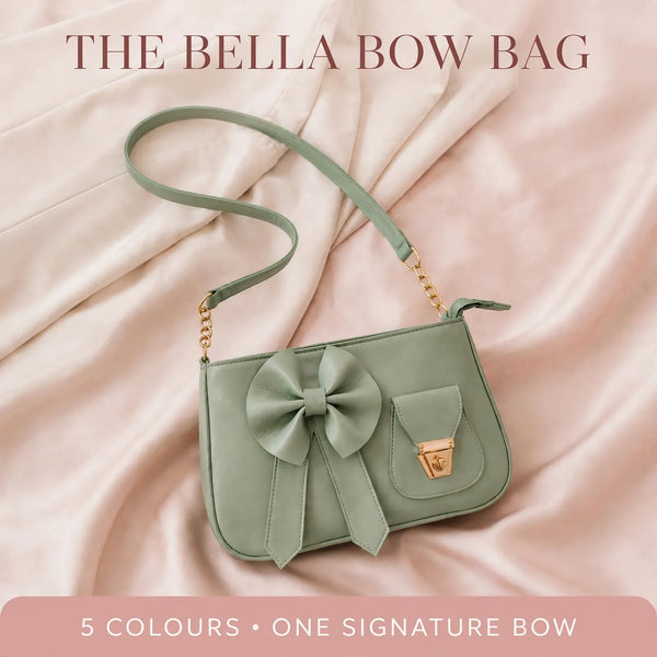 Bella bow mini shoulder bag for women – handbag price in Pakistan