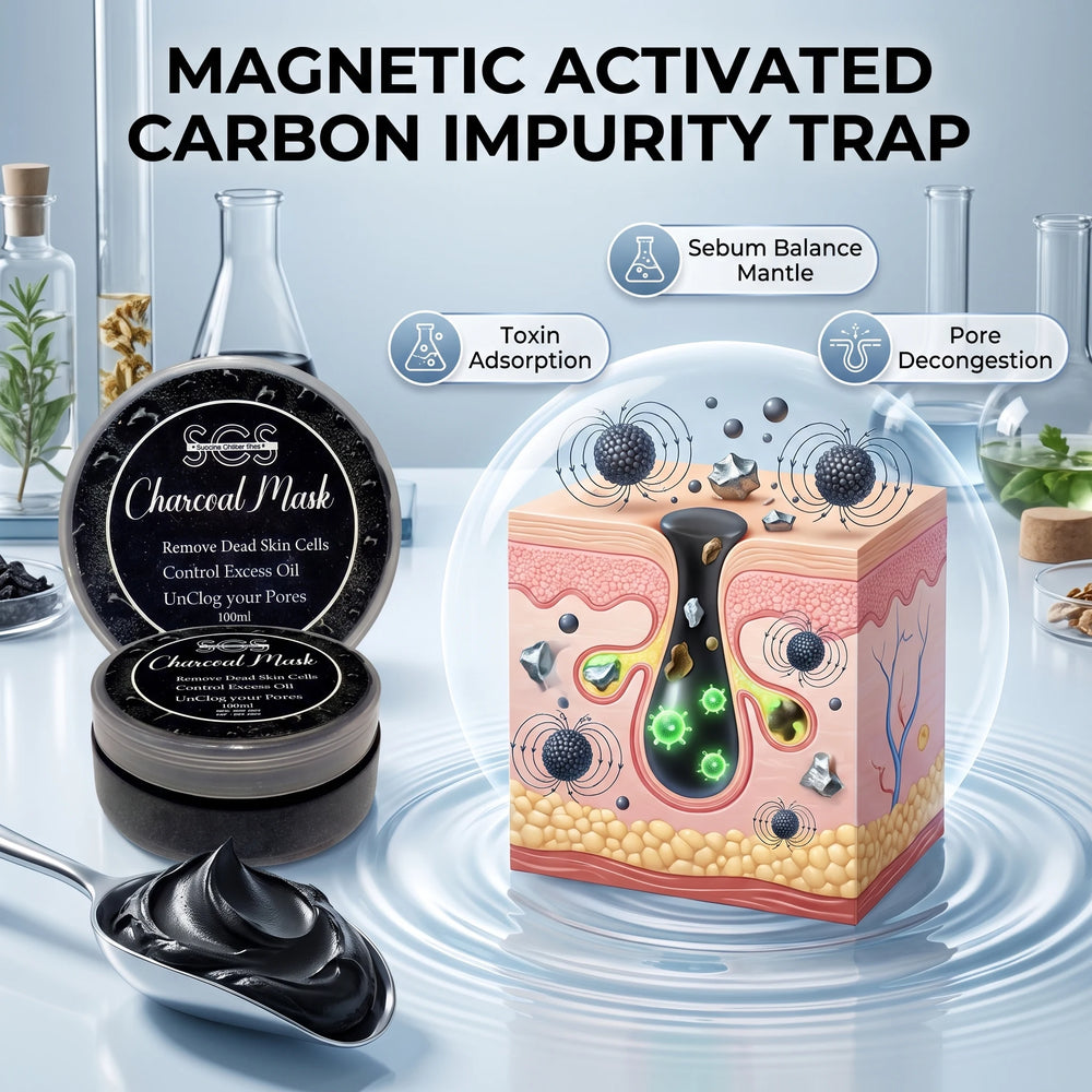 Magnetic activated carbon impurity and oil trap