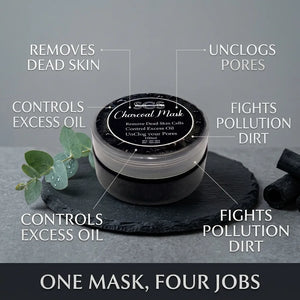 Charcoal mask benefits – removes dead skin, controls oil, unclogs pores
