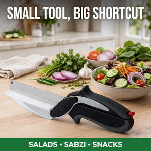 Clever cutter in a home kitchen – salads sabzi and snacks shortcut