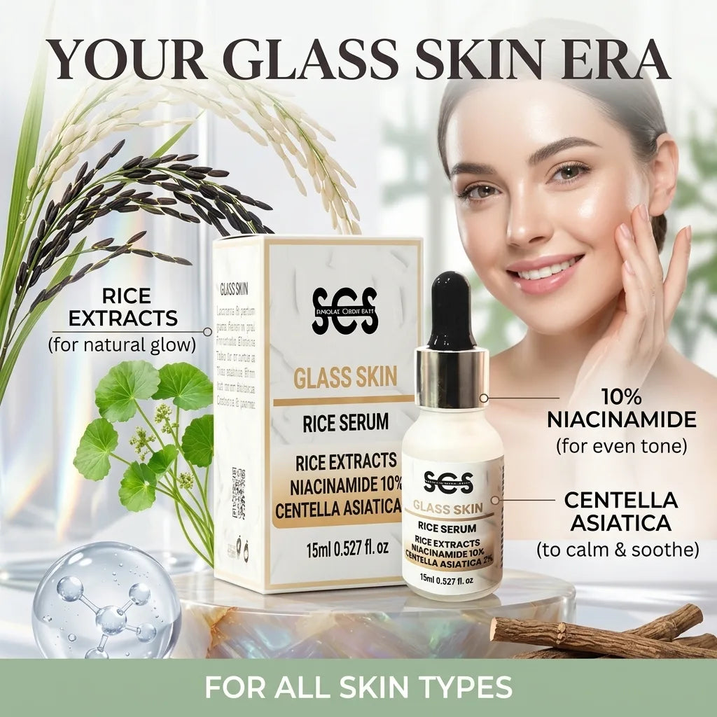 Glass skin serum for glowing skin – for all skin types