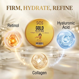 Gold peel off mask with Collagen, Retinol and Hyaluronic Acid