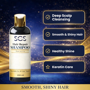 SCS hair repair shampoo benefits – deep cleansing keratin shampoo