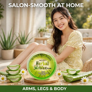 Herbal wax for salon-smooth skin at home – arms legs and body