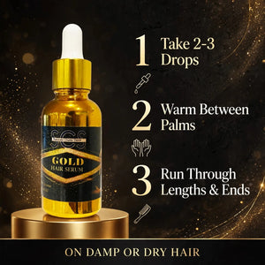 How to use hair serum – apply drops through lengths and ends