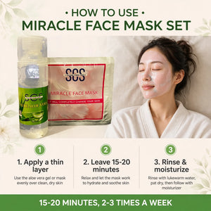 How to use SCS miracle face mask