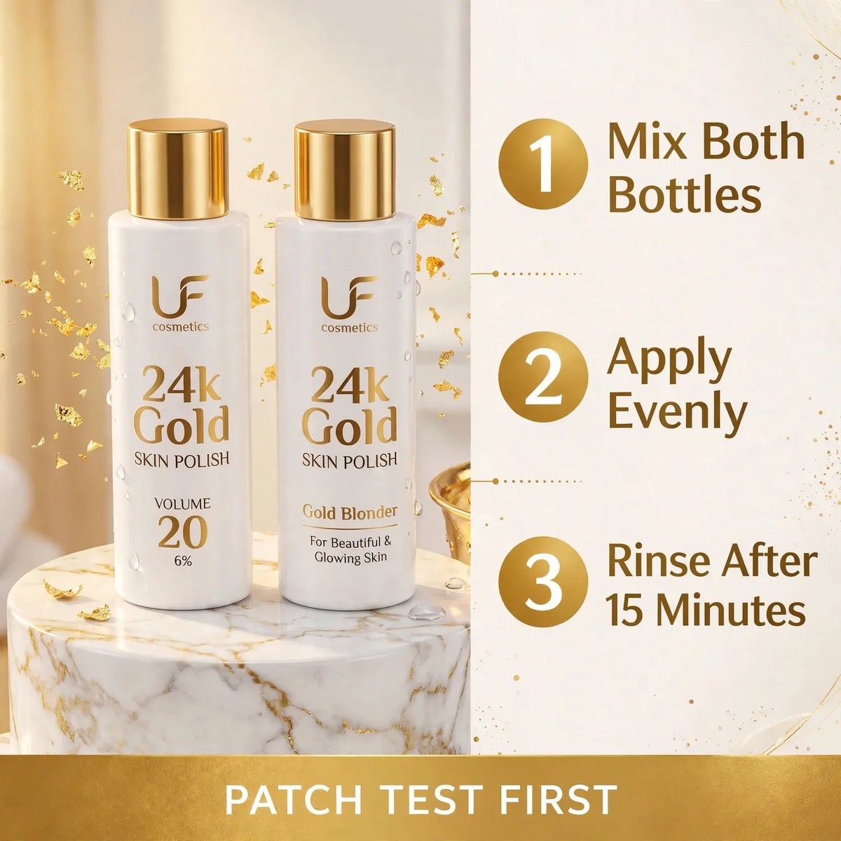 How to use skin polish – mix, apply, rinse after 15 minutes