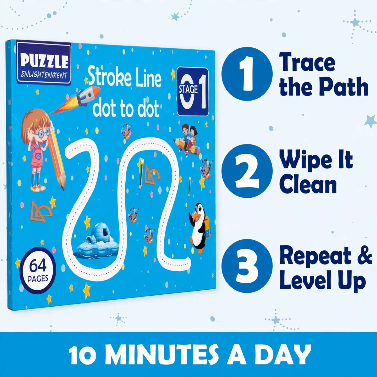 How to use a reusable tracing workbook – trace, wipe, repeat daily