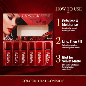 How to wear matte lipstick – exfoliate, line and fill, blot