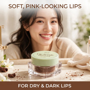 Lip scrub for pink lips – soft smooth lips for lipstick lovers