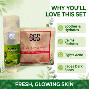 Miracle face mask benefits – soothing hydrating mask for acne and dark spots