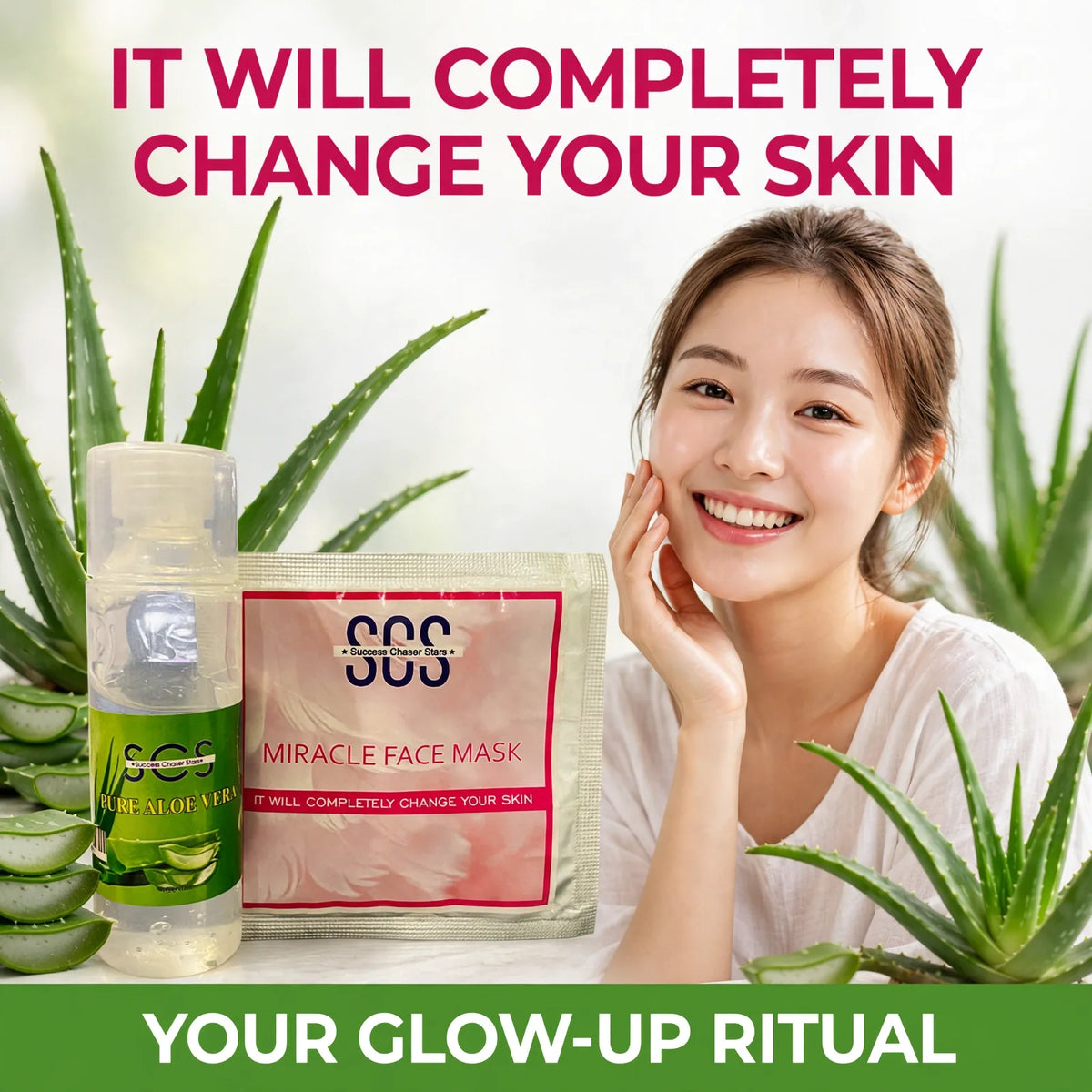 Miracle face mask for fresh smooth glowing skin
