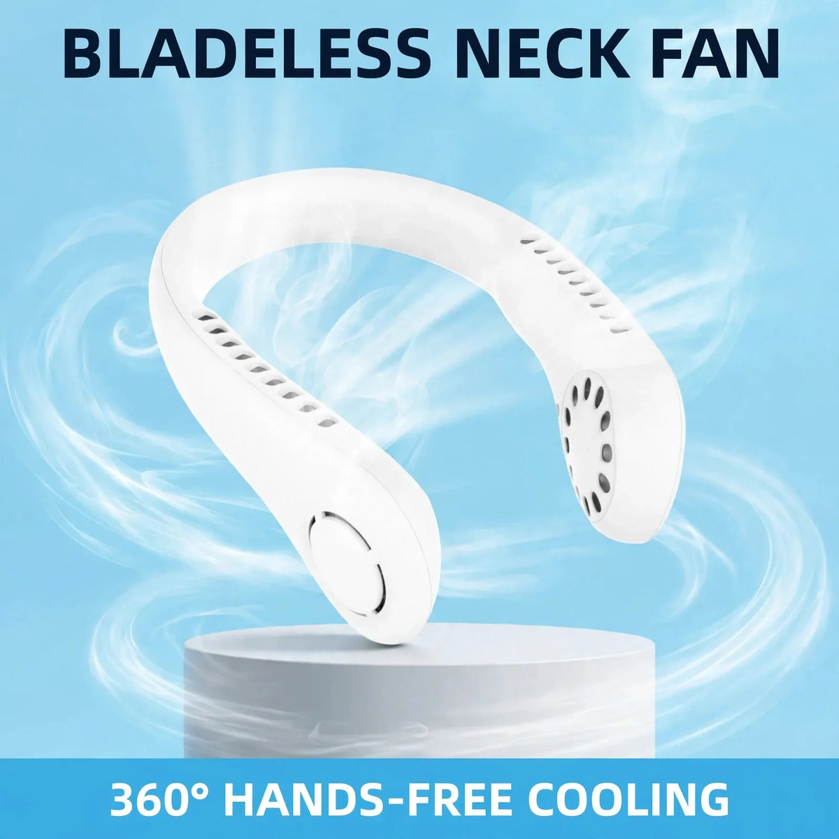 Bladeless rechargeable neck fan 360 degree – neck fan price in Pakistan