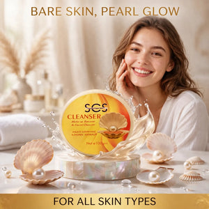 Facial cleanser for glowing bare skin – pearl glow for all skin types