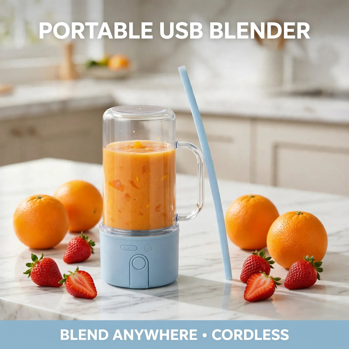 Portable USB rechargeable blender juicer cup – portable blender price in Pakistan