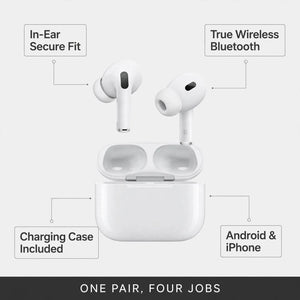 Pro 3 earbuds benefits – true wireless, in-ear fit, charging case, all phones
