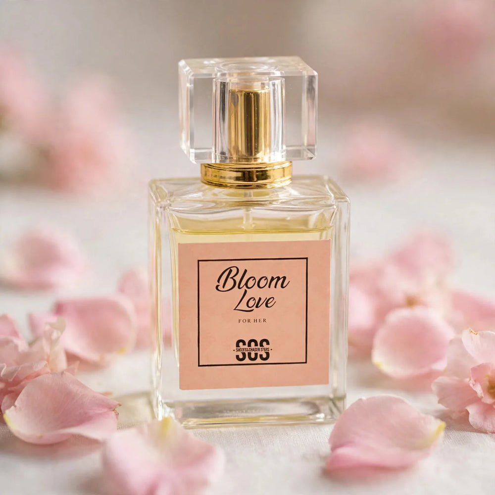 Floral heart, fruity sparkle, soft musk finish
