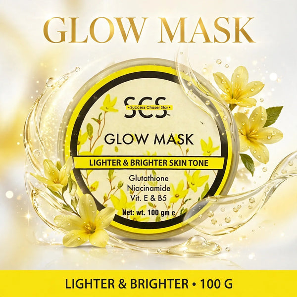 SCS Glow Mask (100g) – Glutathione Gel Mask for Brighter Skin Tone, Dullness & Hydration