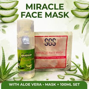 SCS miracle face mask with aloe vera juice set – face mask price in Pakistan