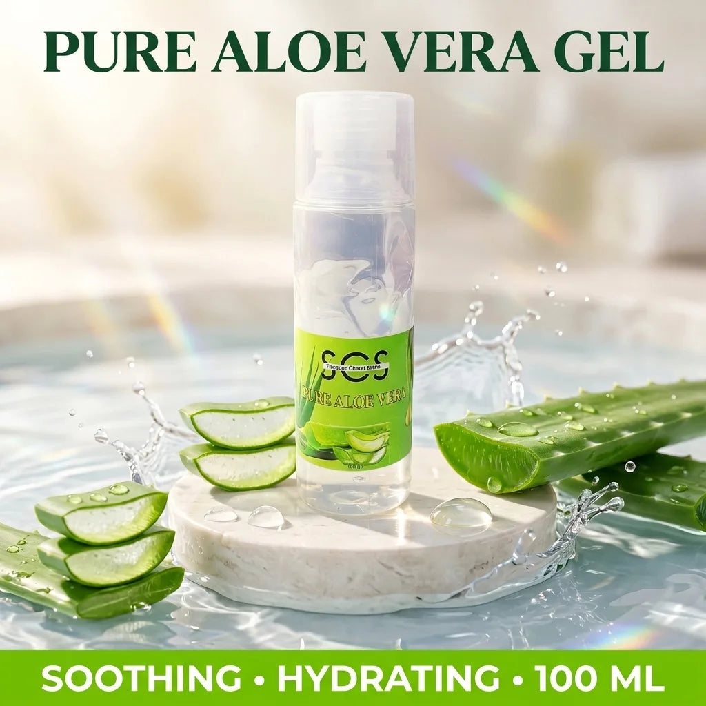 SCS Pure Aloe Vera Gel 100ml – soothing aloe vera gel price in Pakistan