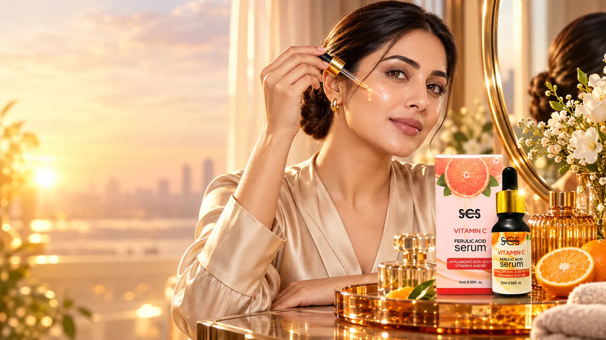 15% vitamin C for visible radiance and tone care.