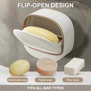 Soap dish open design – fits handmade, facial and plain soap bars