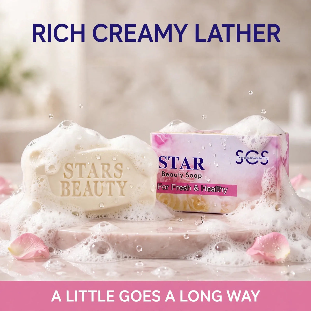 Beauty soap rich creamy lather – gentle daily cleansing