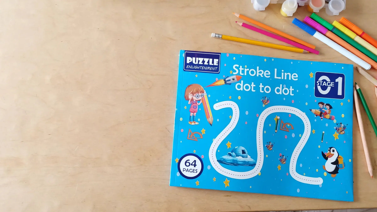 Handwriting starts with one steady line.