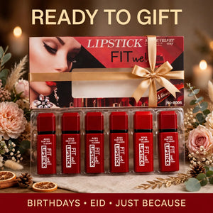 Matte lipstick gift set with ribbon – birthdays Eid and gifts for her