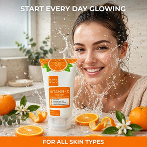 Vitamin C face wash for glowing skin – for all skin types