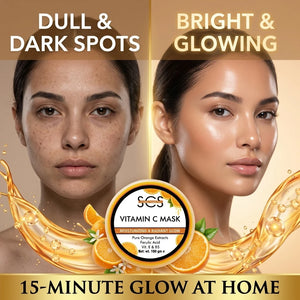 SCS Vitamin C Gel Mask for dark spots and dull skin – bright glowing skin in 15 minutes