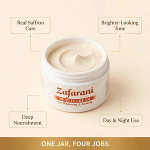Zafarani cream benefits – saffron care, brighter tone, deep nourishment