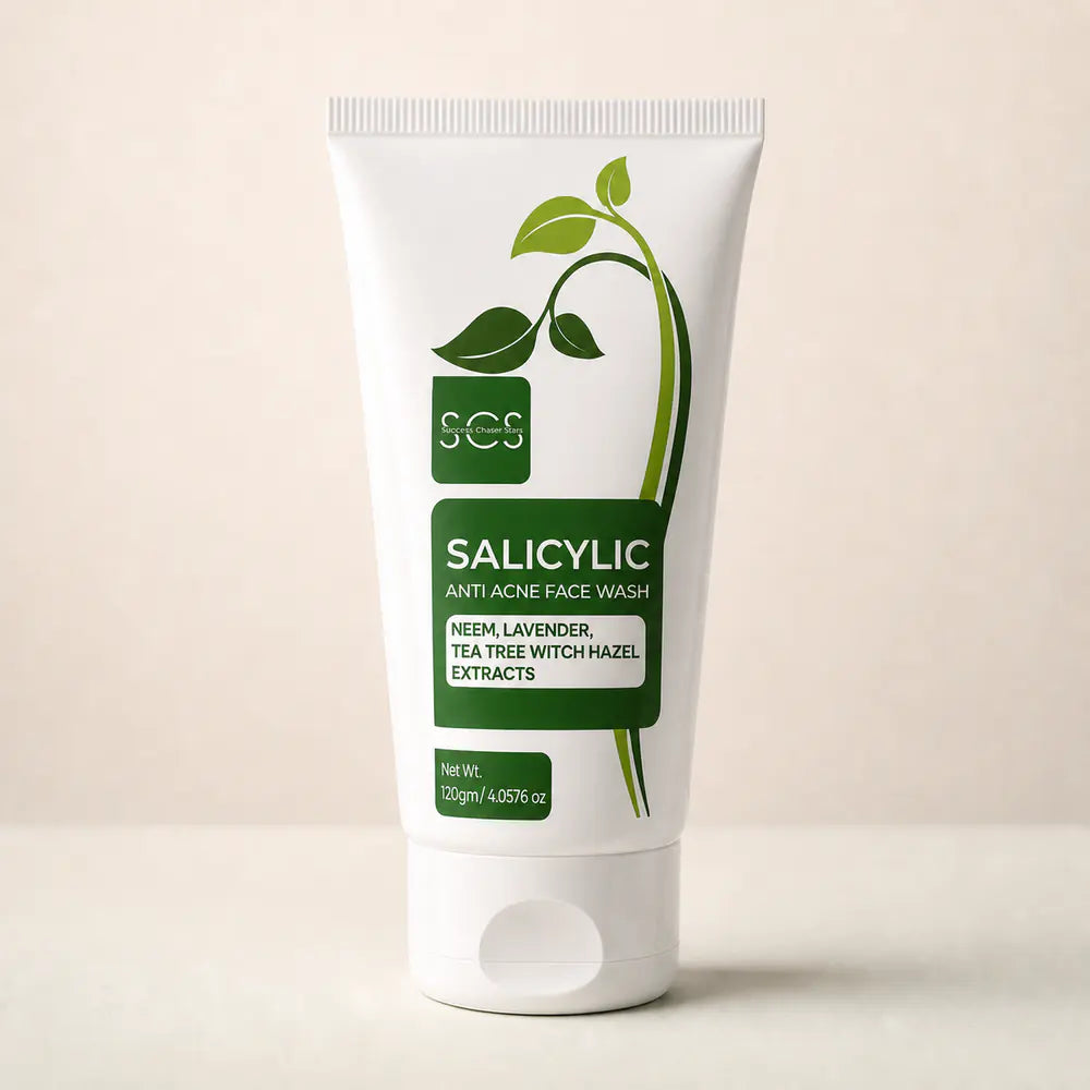 SCS Salicylic Anti-Acne Face Wash, 120g tube